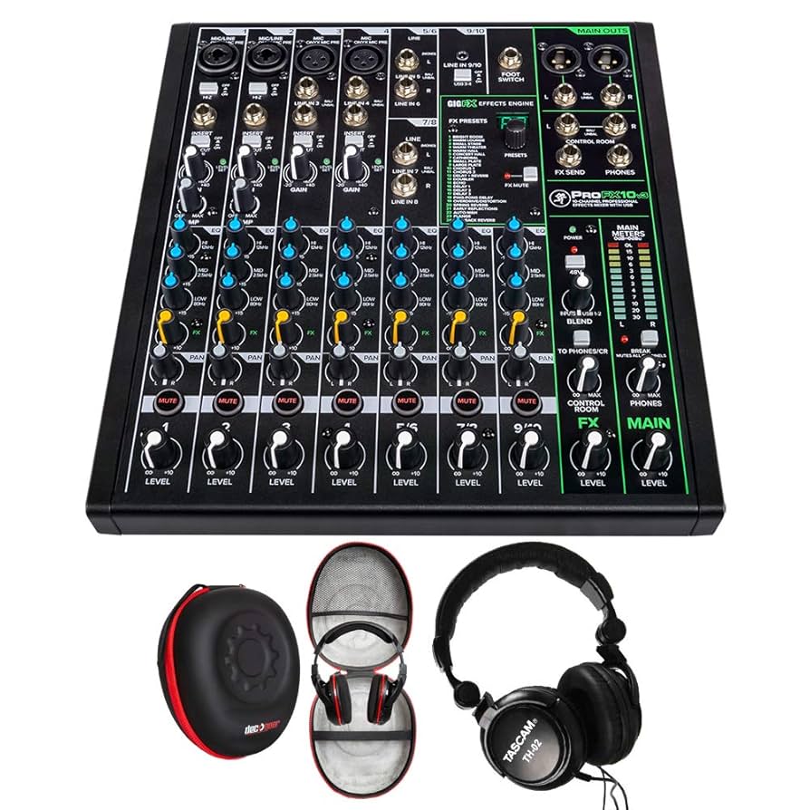 MACKIE ( マッキー ) ProFX10v3 ProFX10v3+ 10-Channel Analog Mixer With Enhanced FX, USB